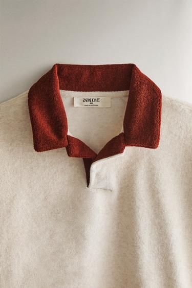 KIDS' TERRY BEACH SWEATSHIRT - Light beige by Zara - Image 2