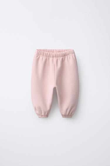 Zara PLIŠANE JOGGER PANTALONE SNUPI PEANUTS™ – Ružičasta – Slika 0