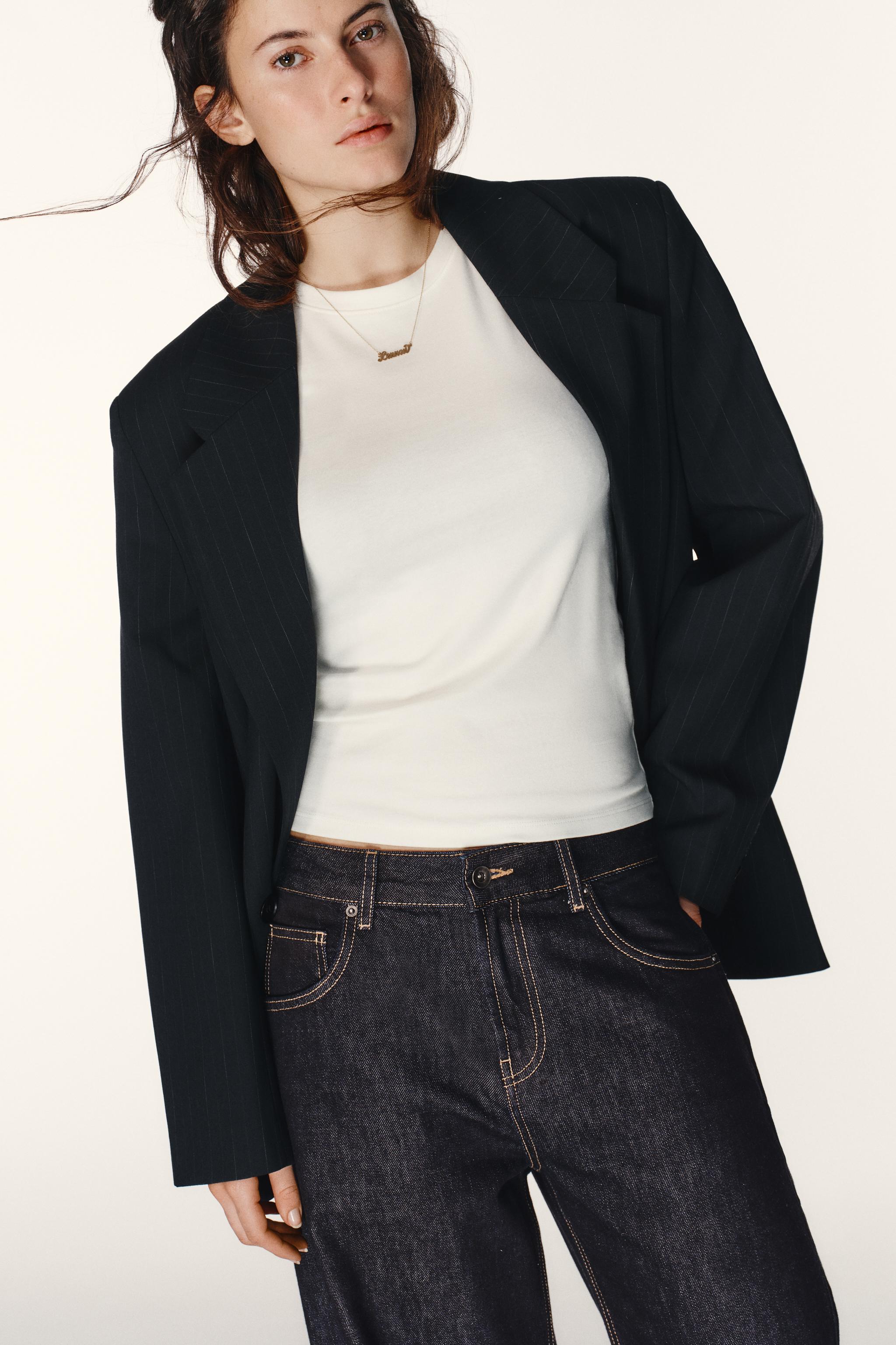 TRF YANLARI FERMUARLI JEAN - Görsel 3