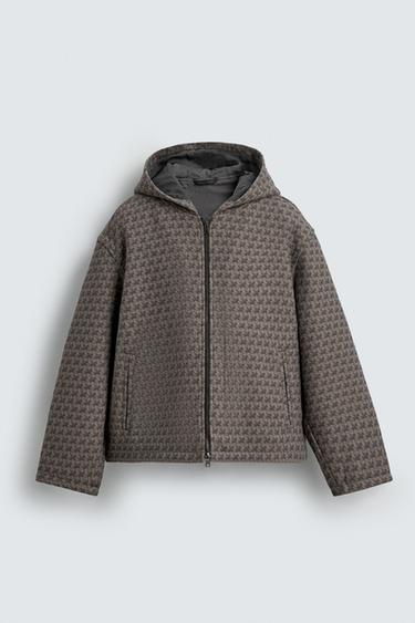 HORSE PRINT HOODIE JACKET - Printed by Zara