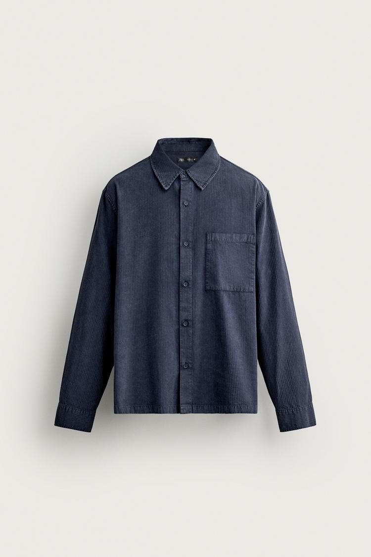 WASHED STRIPED SHIRT