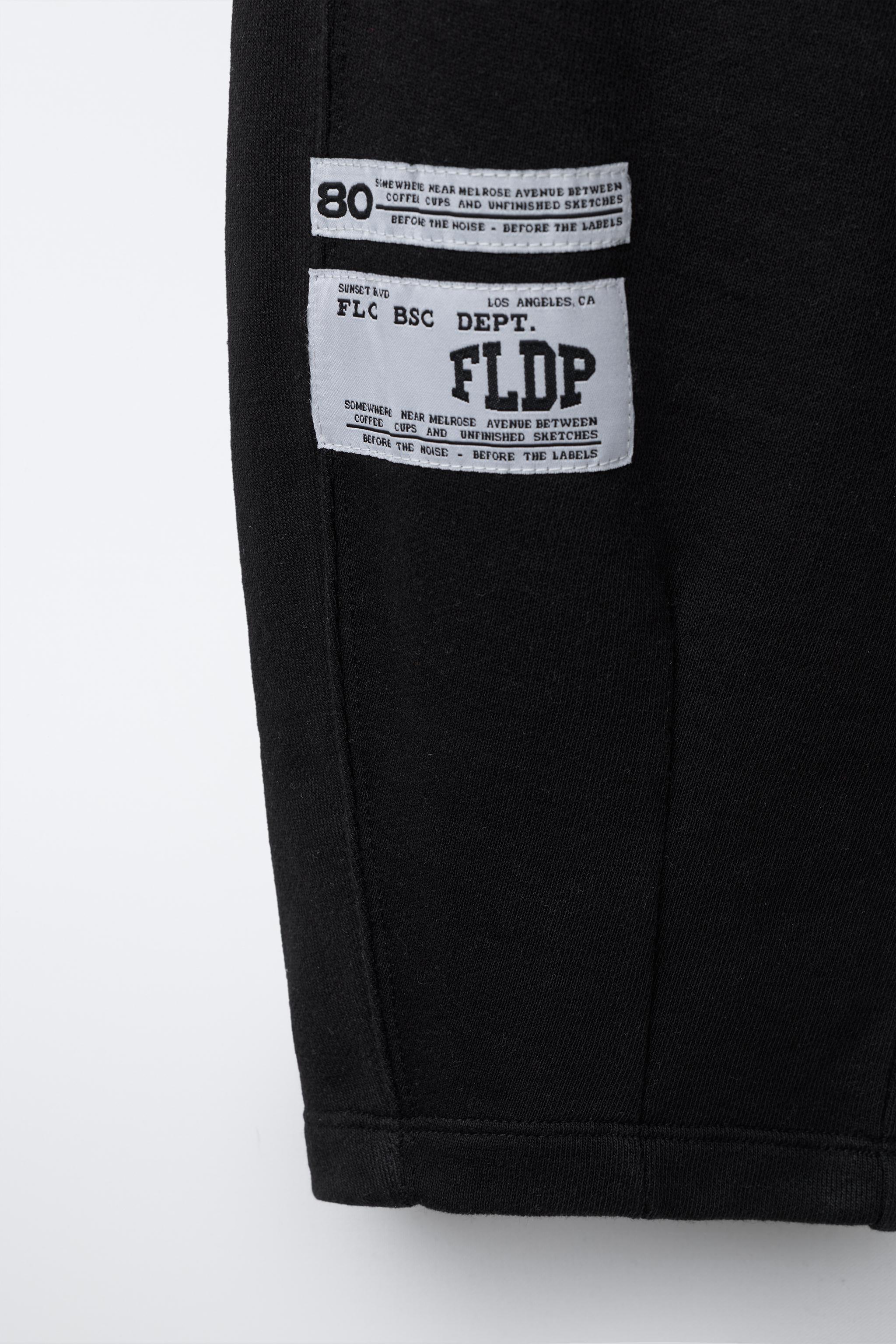 BARREL PANTS WITH LABEL