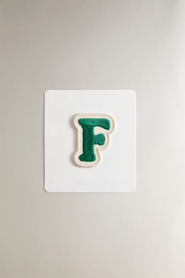 AUFBÜGELPATCH BUCHSTABE F - Blau von Zara - Bild 0