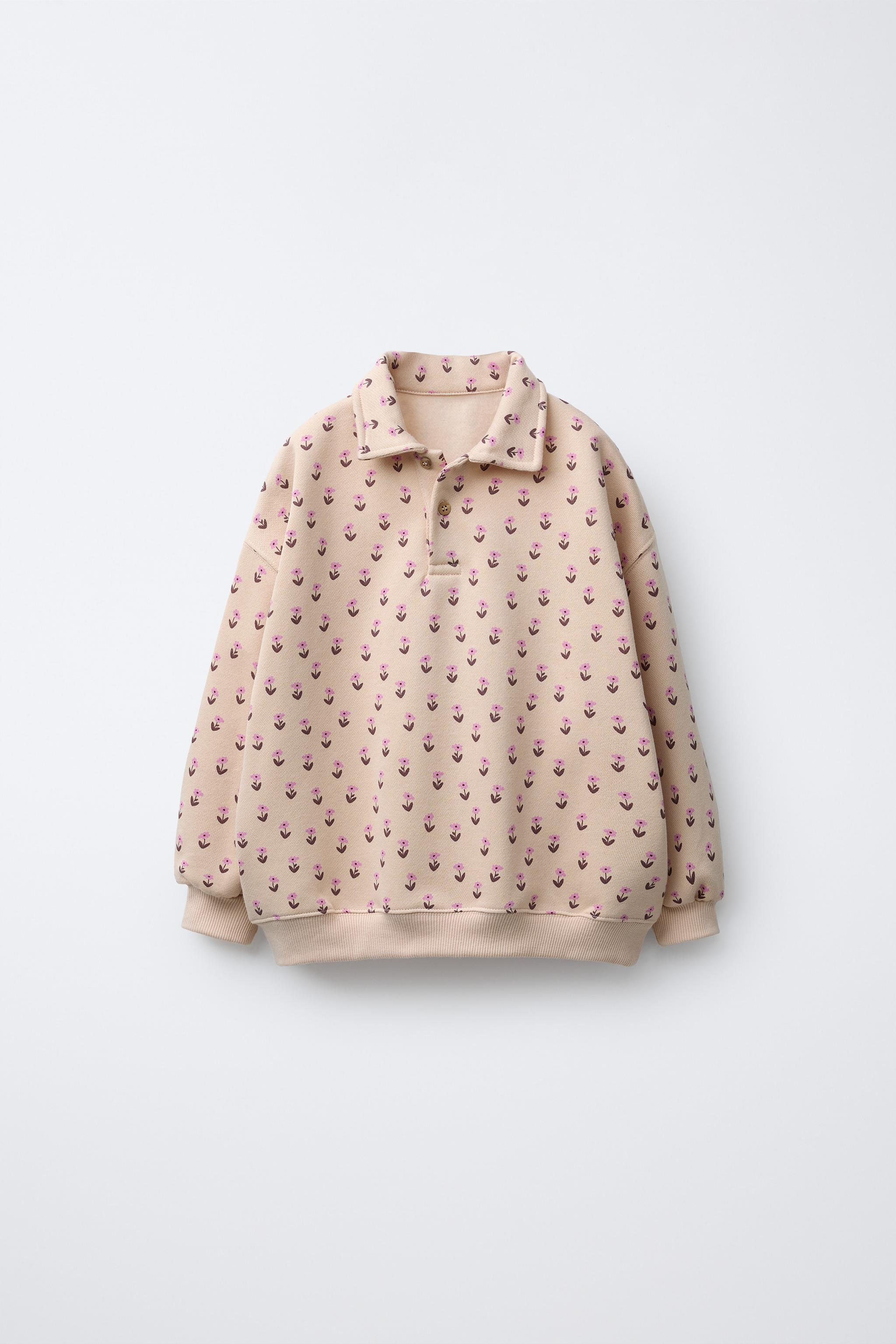 SWEAT POLO FLEURS