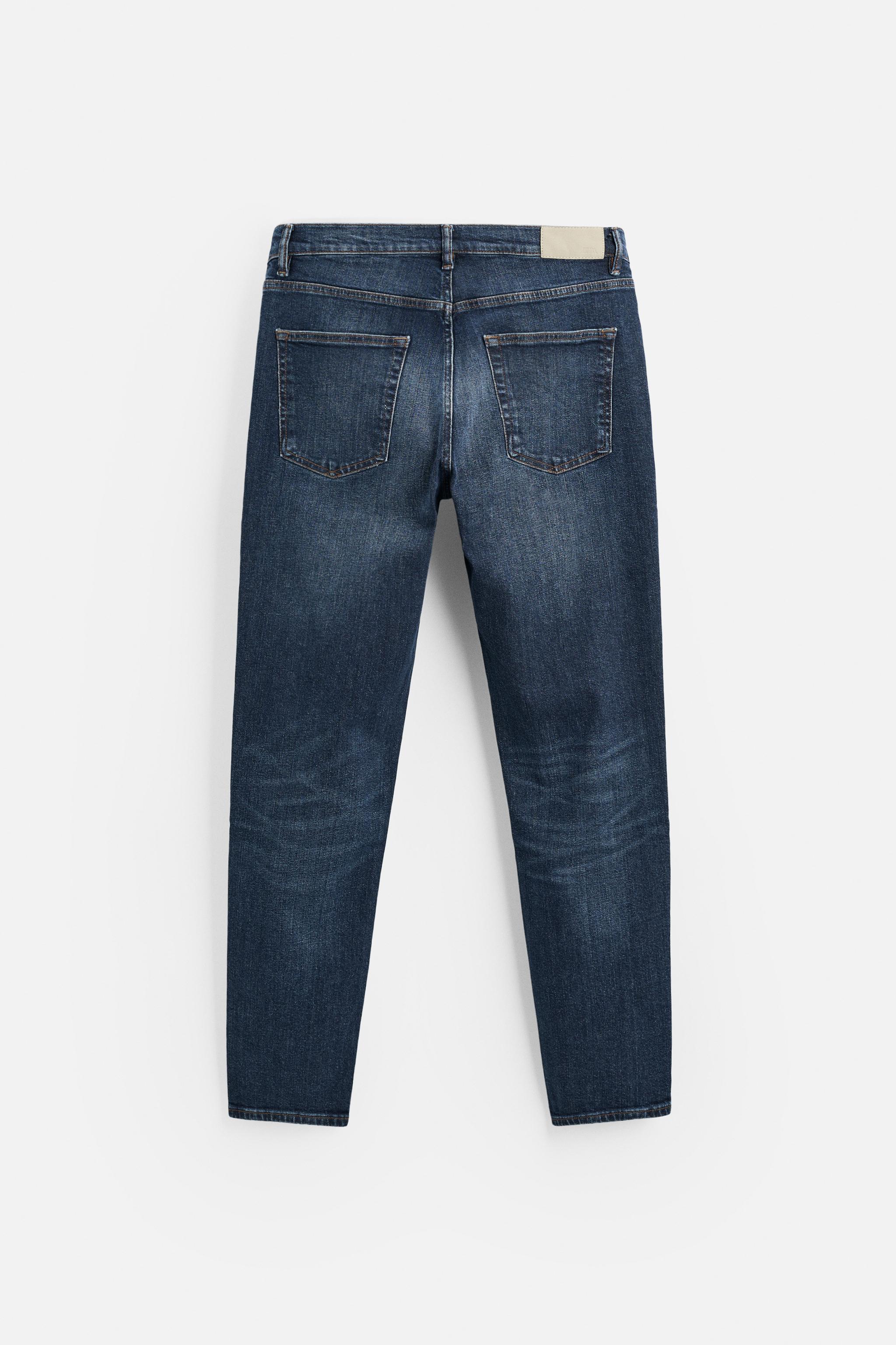 SLIM FIT JEANS Blue ZARA India