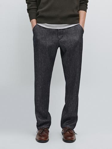 Zara Lightweight relaxed fit jeans - Navy blue