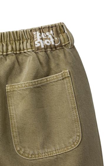 PANTALÓN SARGA BAGGY - Oliva de Zara