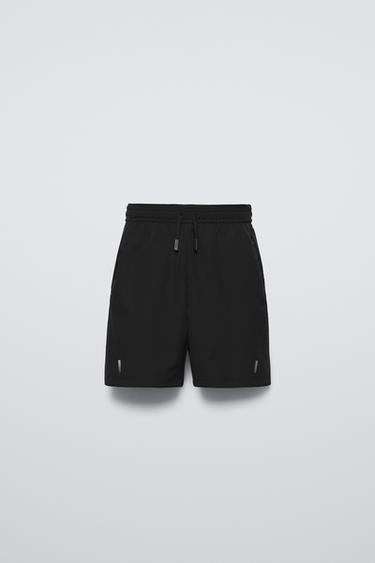 SPORTY TECHNICAL BERMUDA SHORTS - Black by Zara