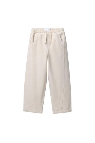 BALLOON SEAM TROUSERS - Ecru by Zara