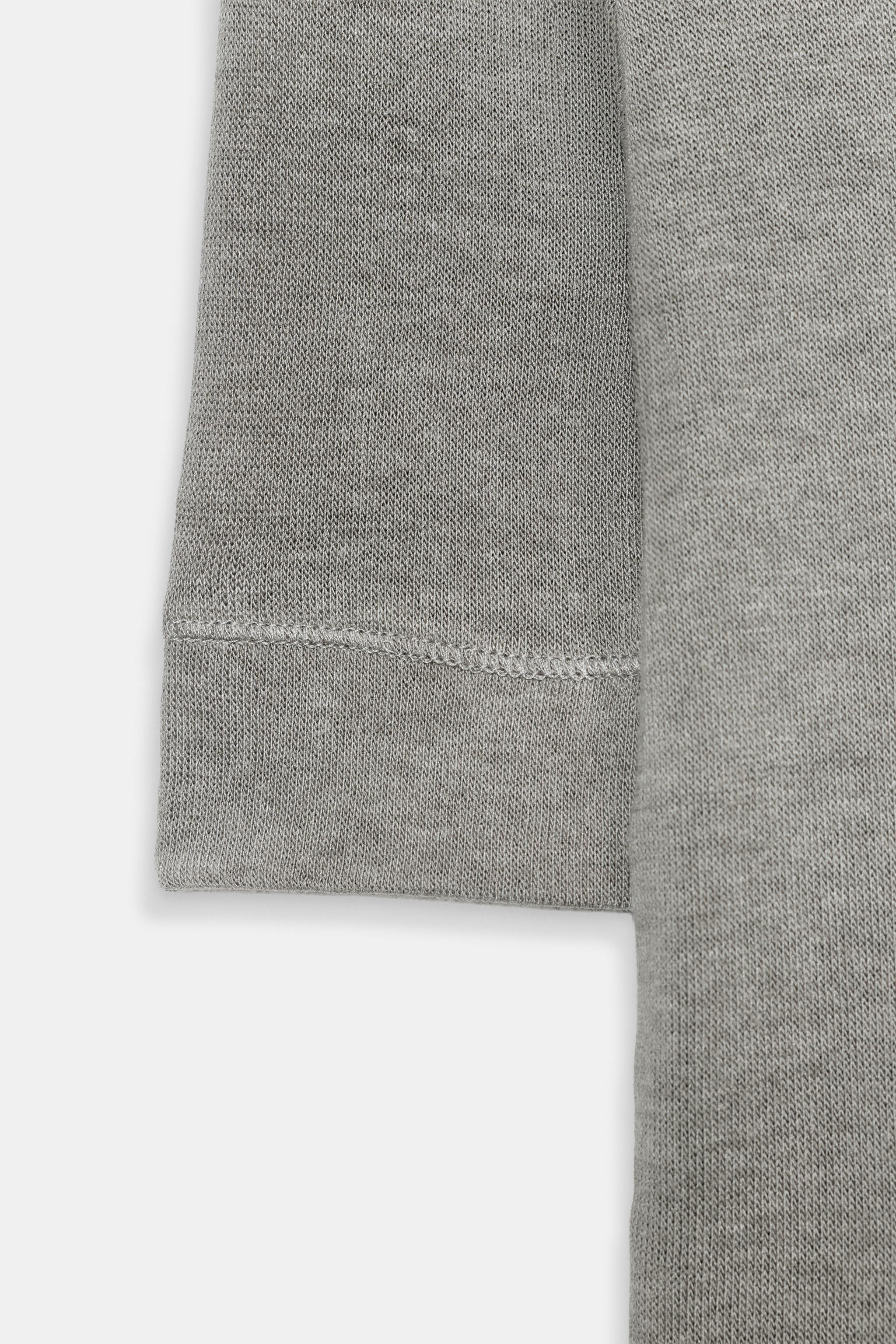 Zara V YAKA T-SHIRT görsel 6