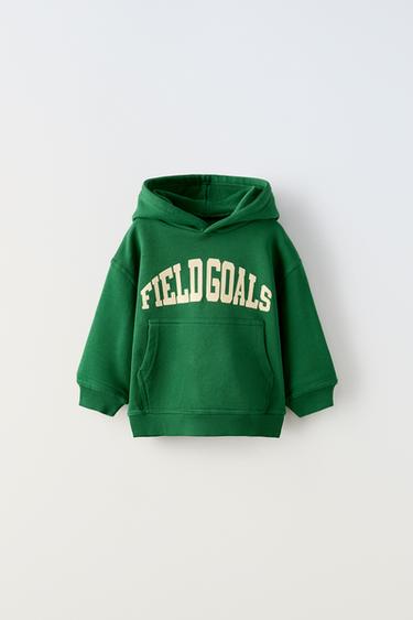 ЛЕГИНСЫ ИЗ ТРИКОТАЖА В РУБЧИК С ПРИНТОМ — ЗЕЛЕНЫЙ от Zara — изображение 0