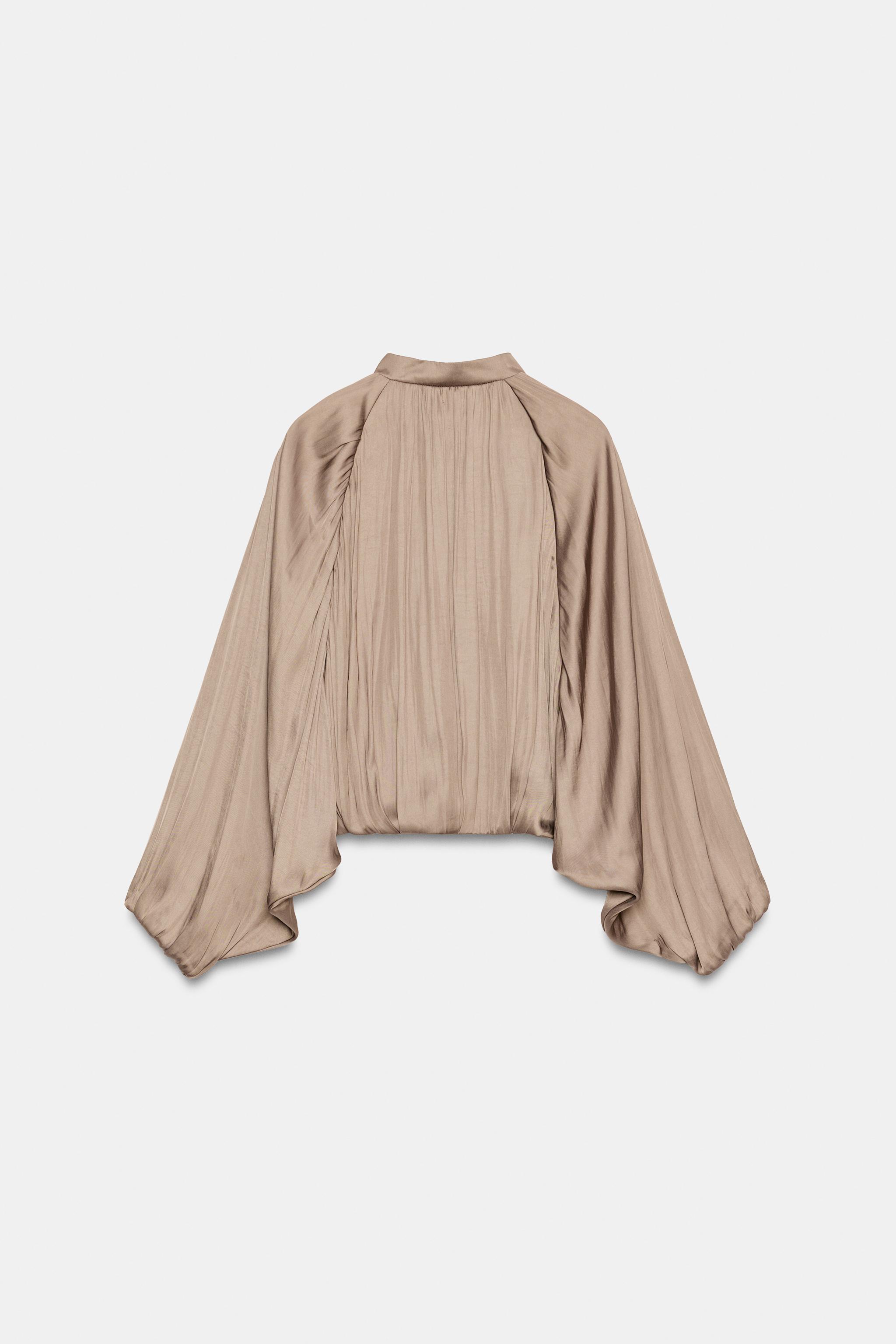 Zara Saten Bomber Ceket görsel 8
