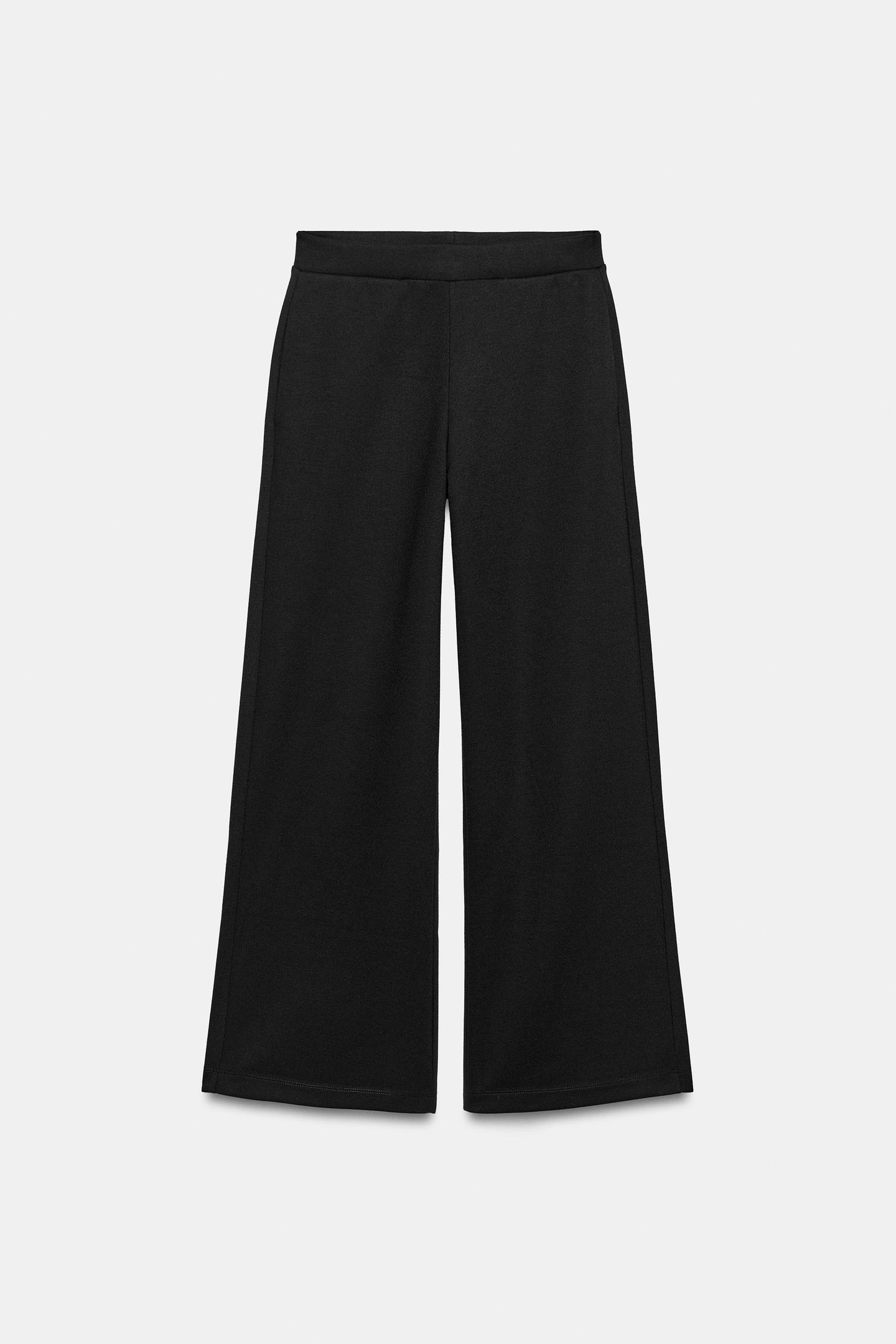 Женские брюки Zara Soft, цвет: Чёрный — фото 3
