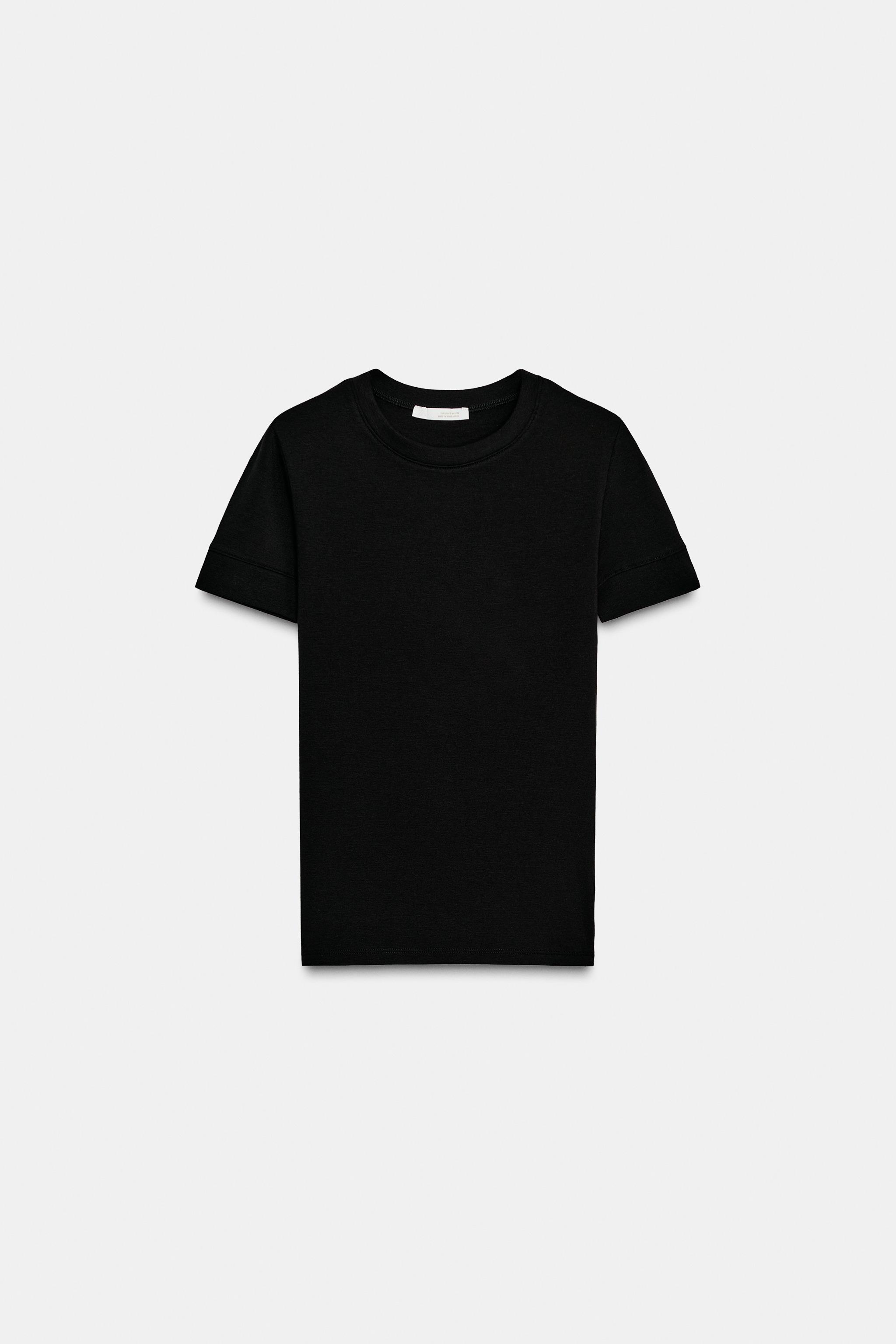 MİNİMAL KISA KOLLU T-SHIRT - Görsel 5