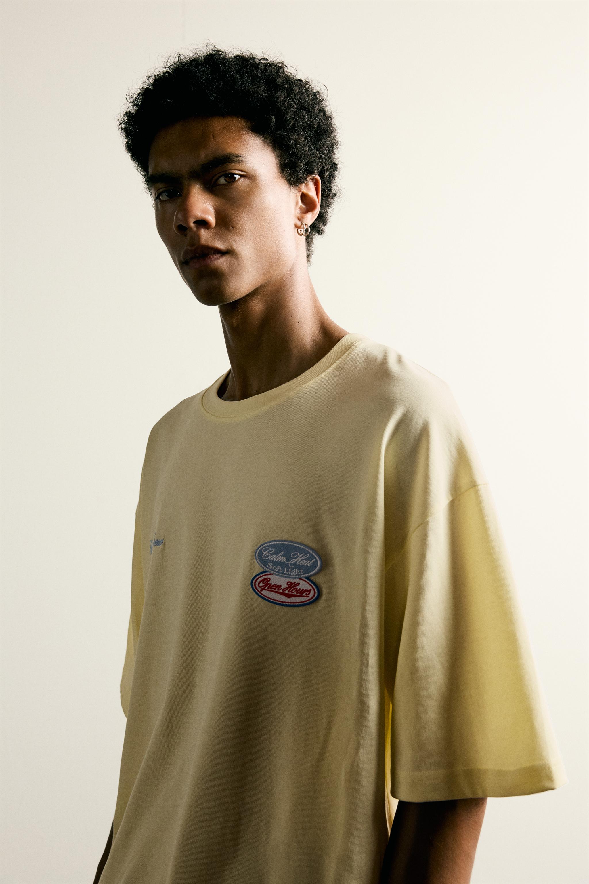 T-SHIRT RELAXED FIT À PIÈCES COMBINÉES