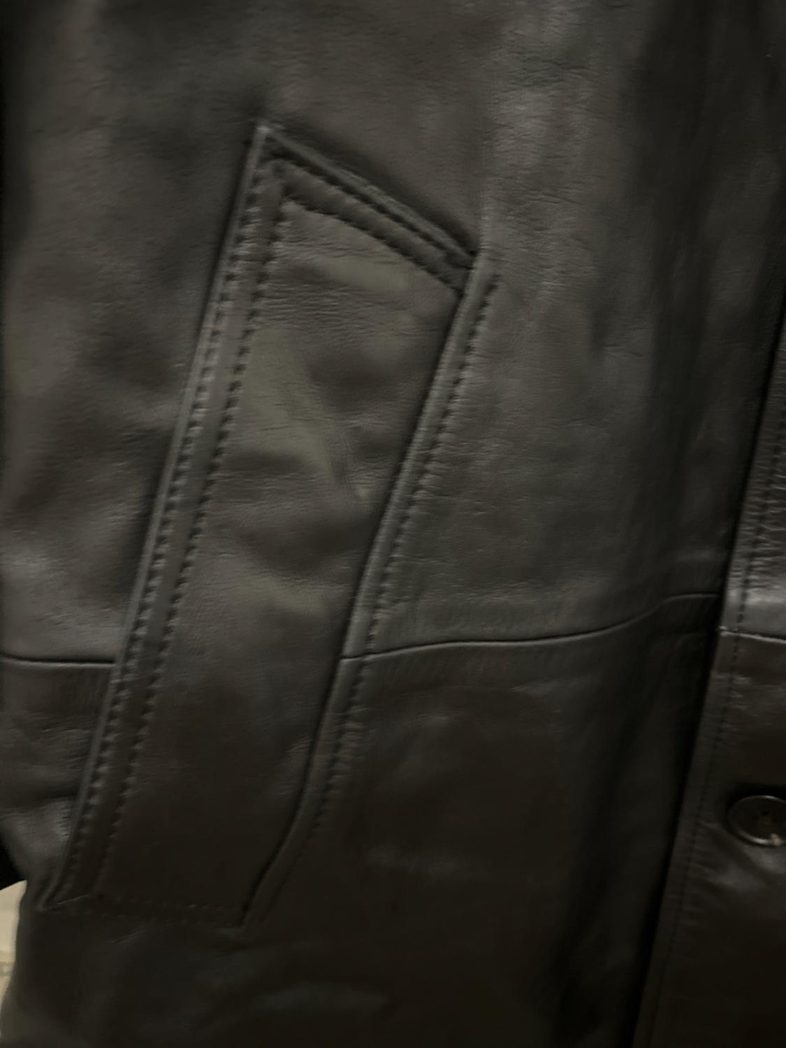 STEVEN MEISEL LEATHER COAT - Image 4