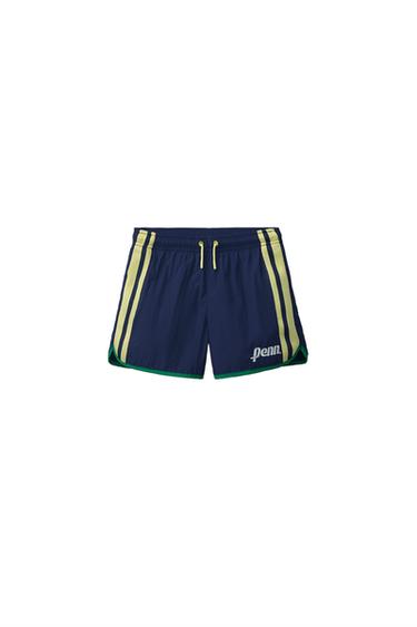 6-14 ANOS/ BERMUDAS DE BANHO PENN © - Azul da Zara