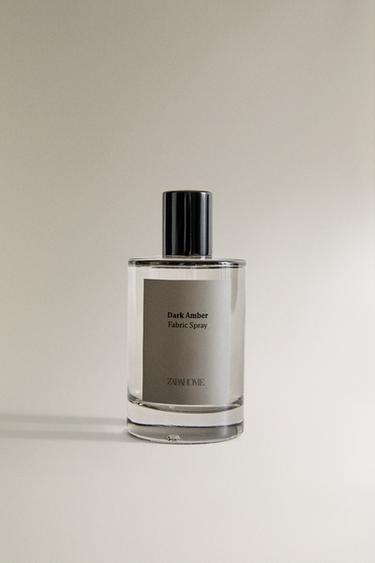 (100 ML) DARK AMBER FABRIC FRESHENER SPRAY - Brown / Taupe by Zara