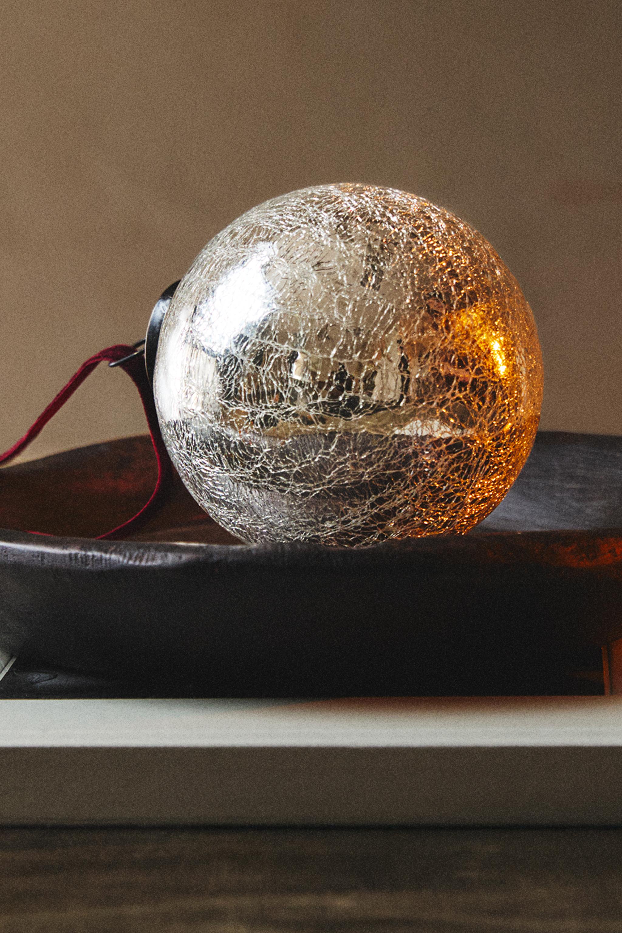 MERCURIZED CHRISTMAS TREE BALL ORNAMENT