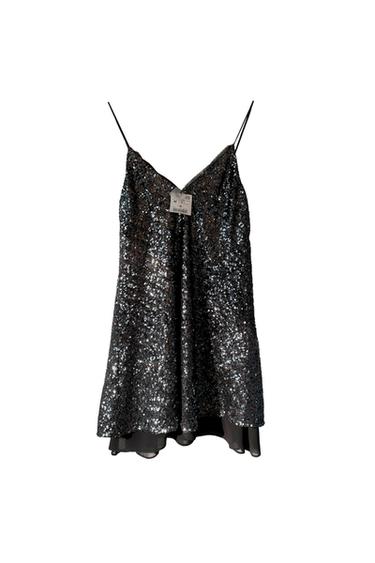 VESTIDO MINI LANTEJOULAS