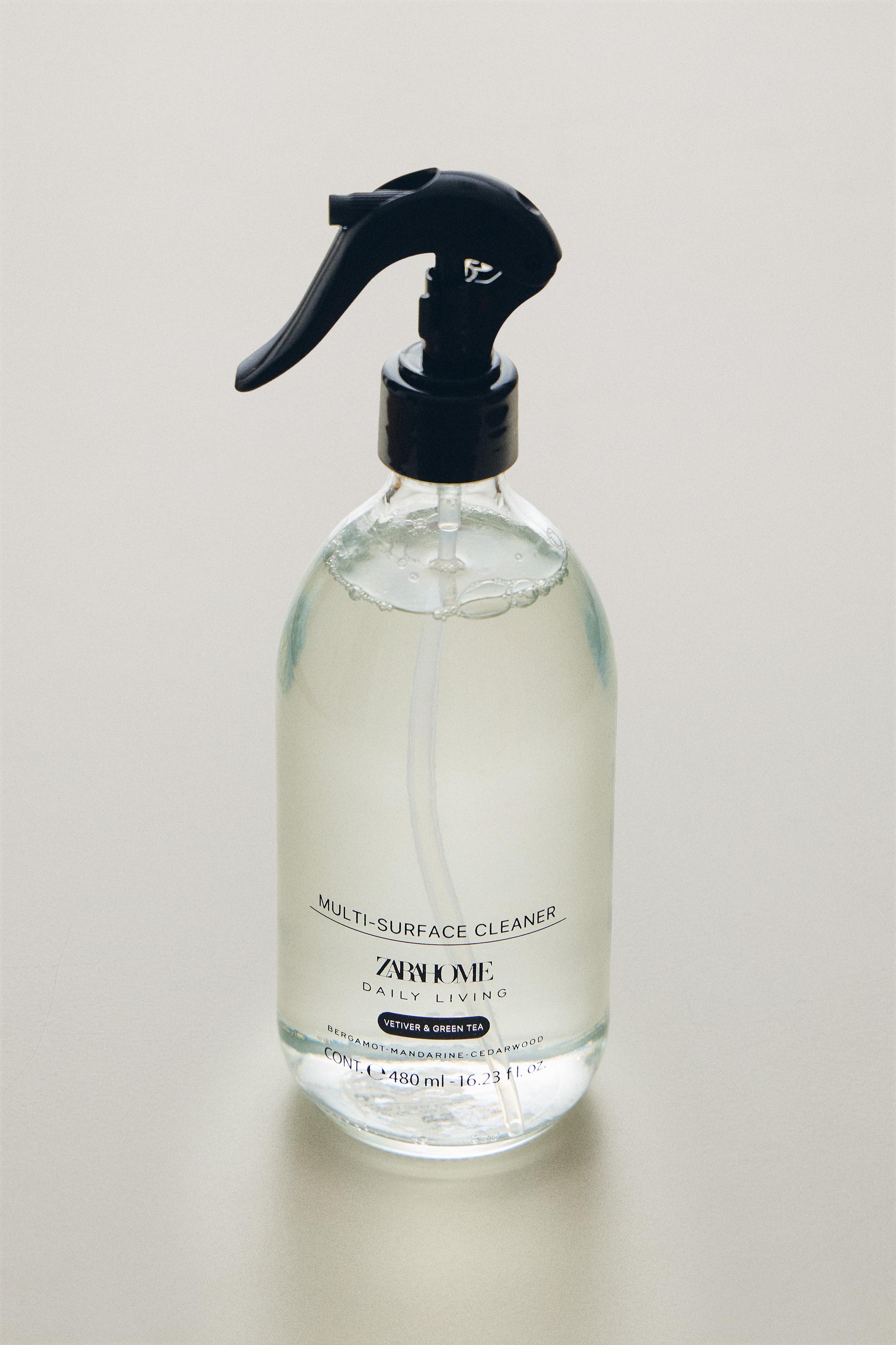 GREEN TEA & VETIVER MULTI-PURPOSE CLEANER — Olive green