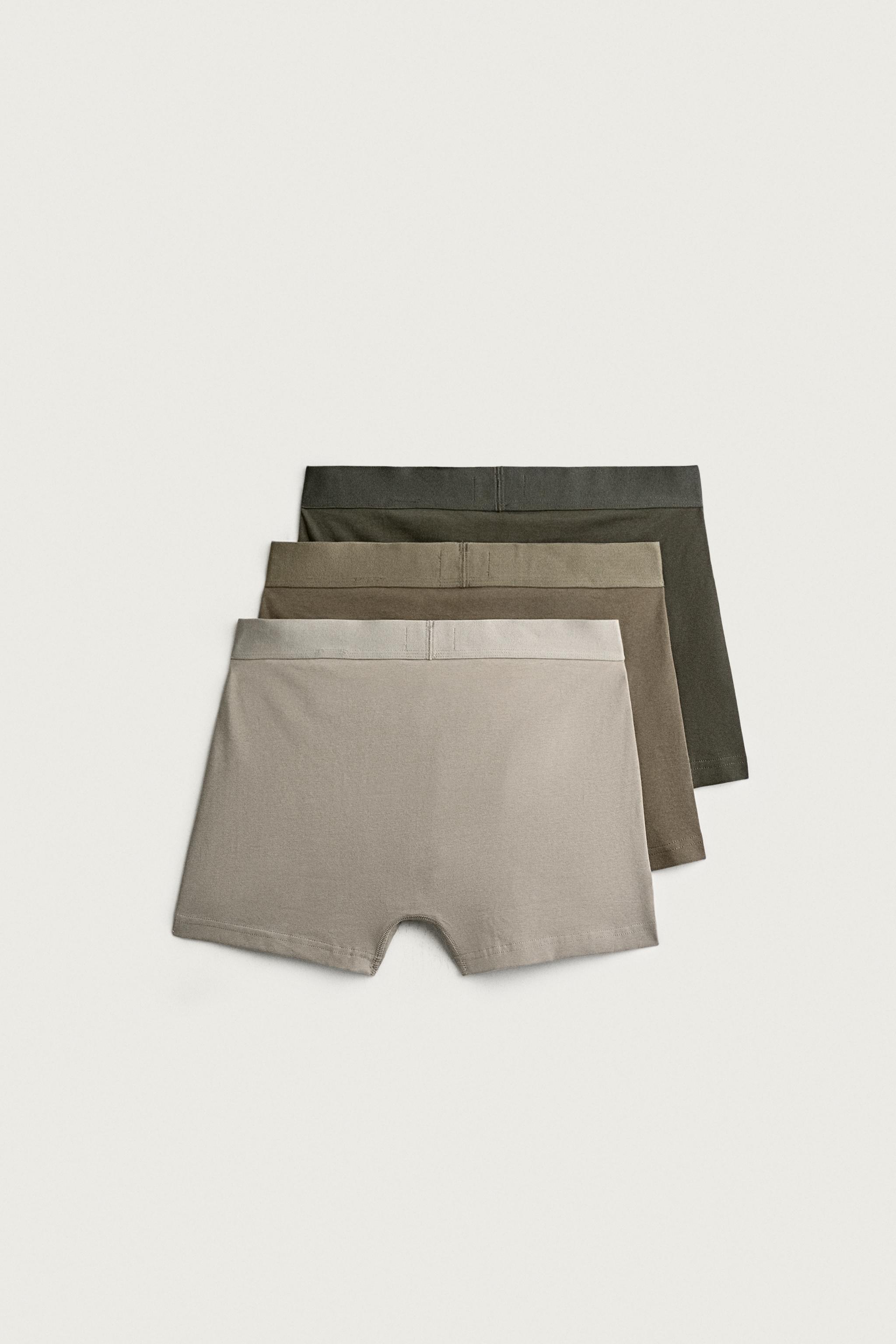 SOFT BOXER BRIEFS 3-PACK — various