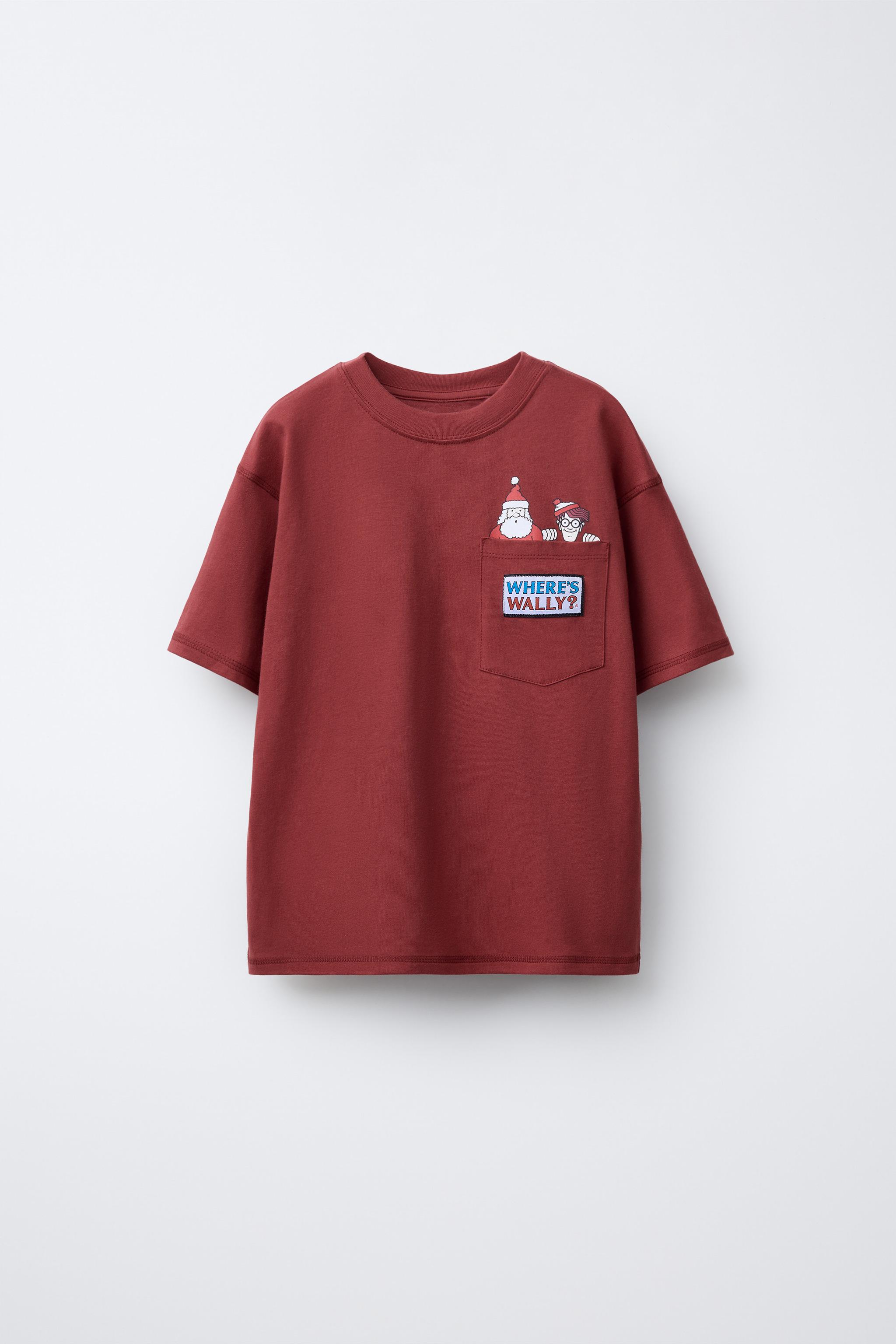 TRICOU CU IMPRIMEU WHERE'S WALLLY ® DREAMWORKS © - Grena | ZARA