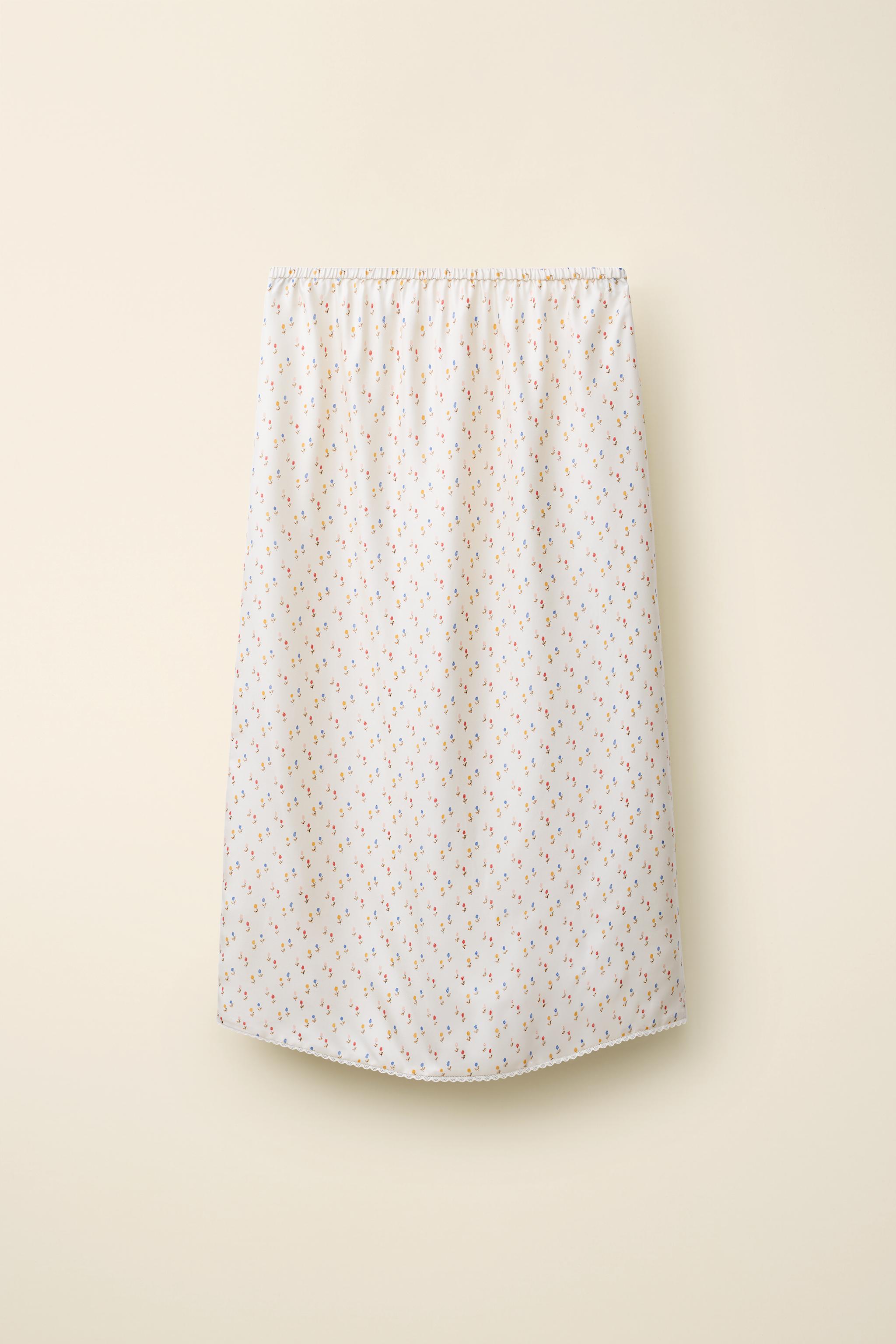 Женские юбки Zara 100% SILK SKIRT CREATED BY CARAMEL LONDON X — фото 3