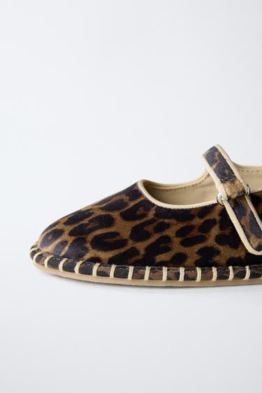 ANIMAL PRINT BALLERINAS - Sand Brown by Zara - Image 5