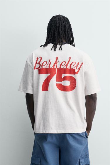 WASHED PRINT T-SHIRT - White by Zara
