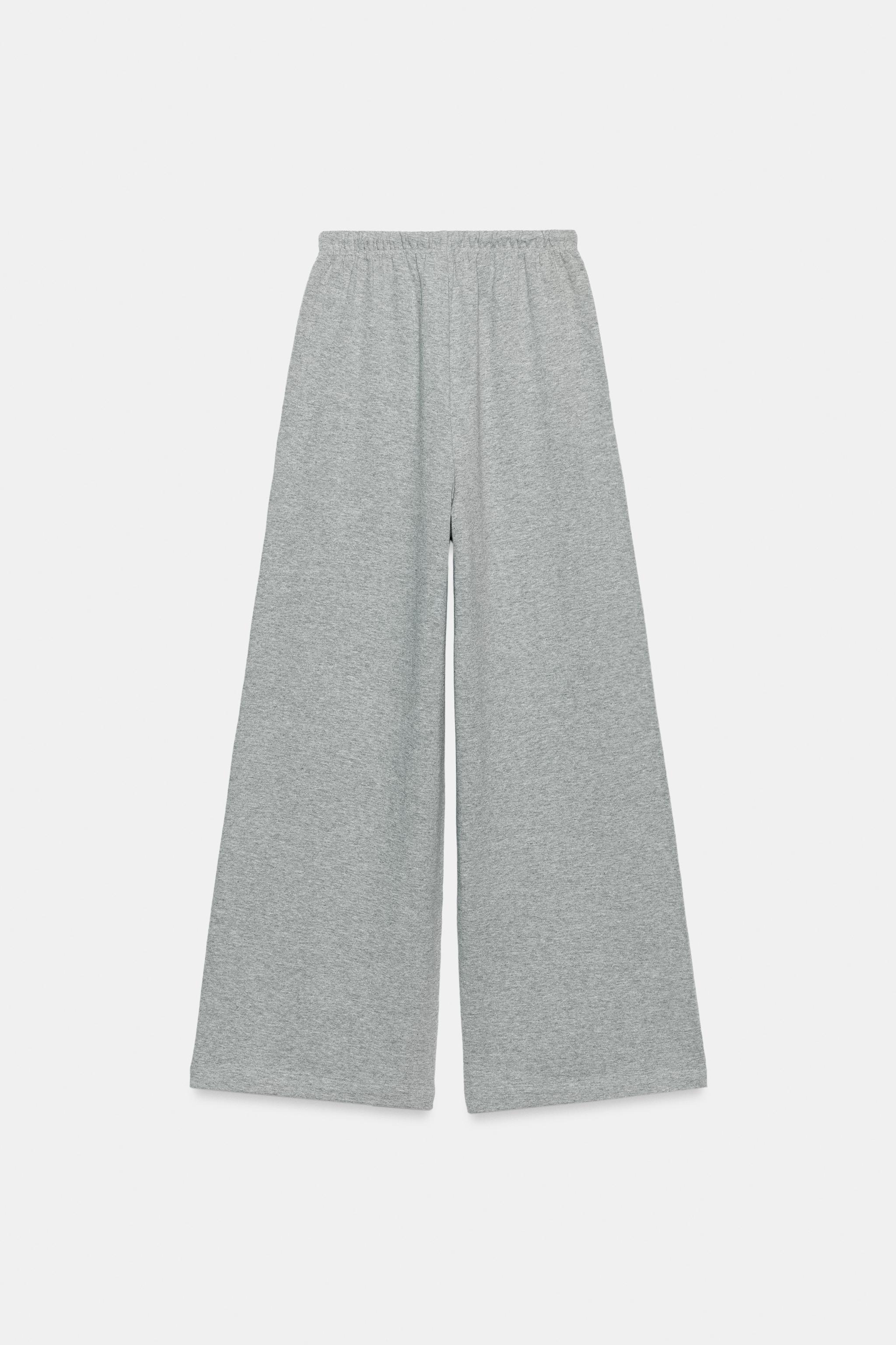 Женские брюки Zara WIDE FLOWY PANTS — фото 8