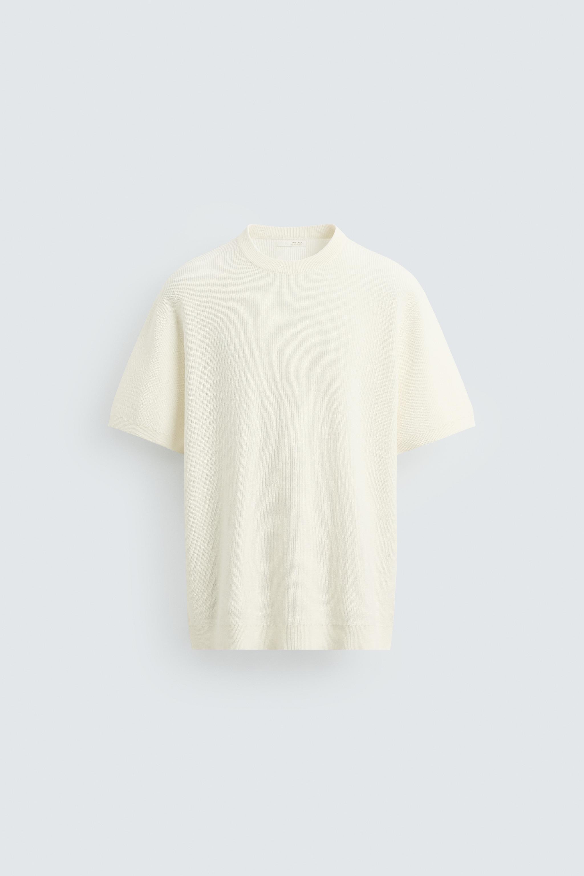 PURL KNIT T-SHIRT