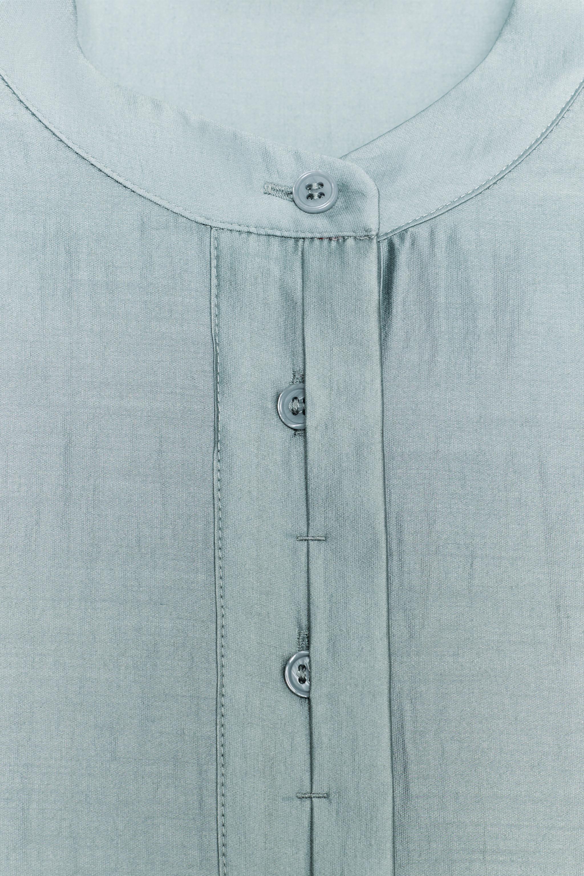 SHORT SLEEVE FLOWY BLOUSE ZW COLLECTION