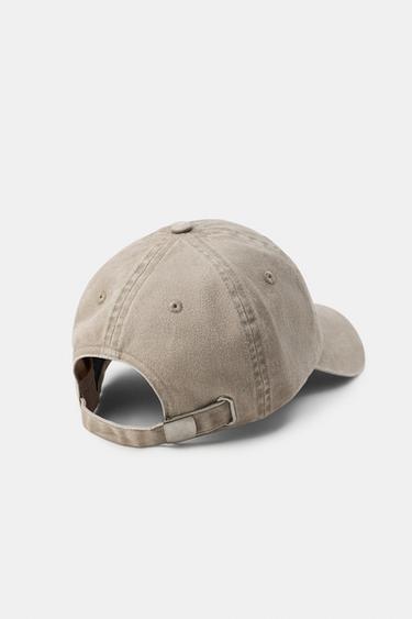 WASHED TWILL CAP - Sand by Zara - Image 2