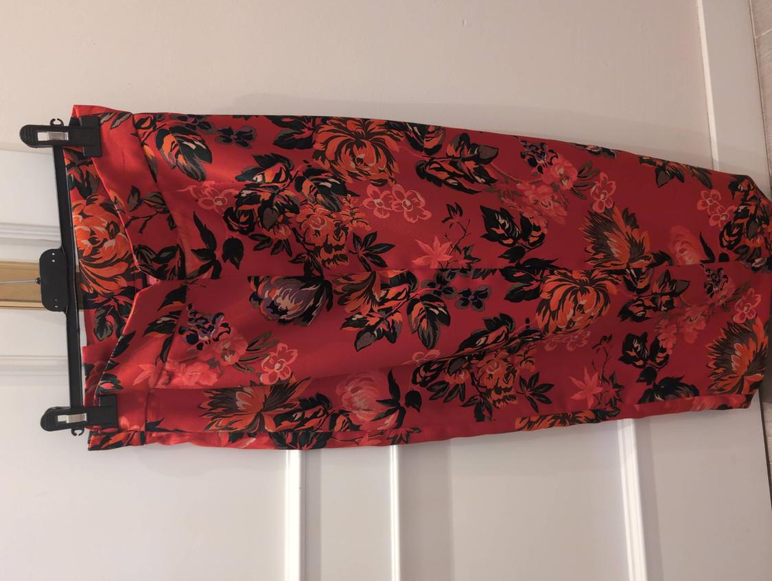 FLORAL PRINT PENCIL SKIRT - Image 3