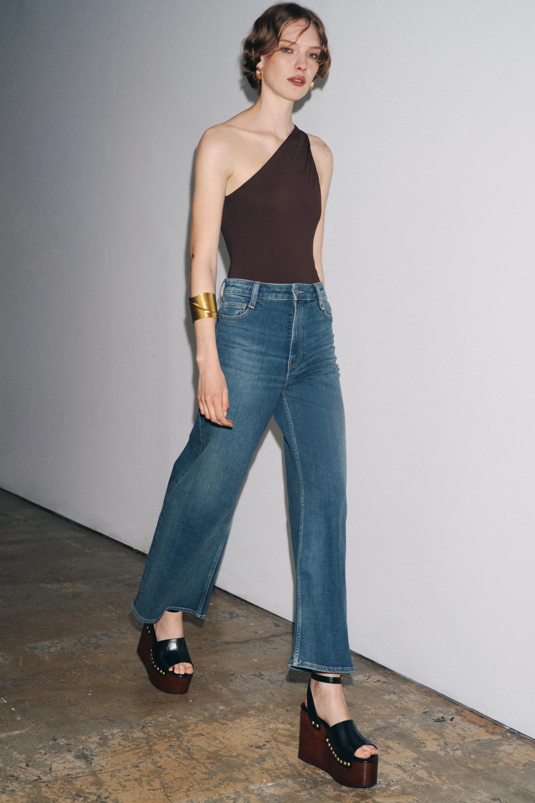 JEAN ZW COLLECTION JAMBES LARGES TAILLE HAUTE