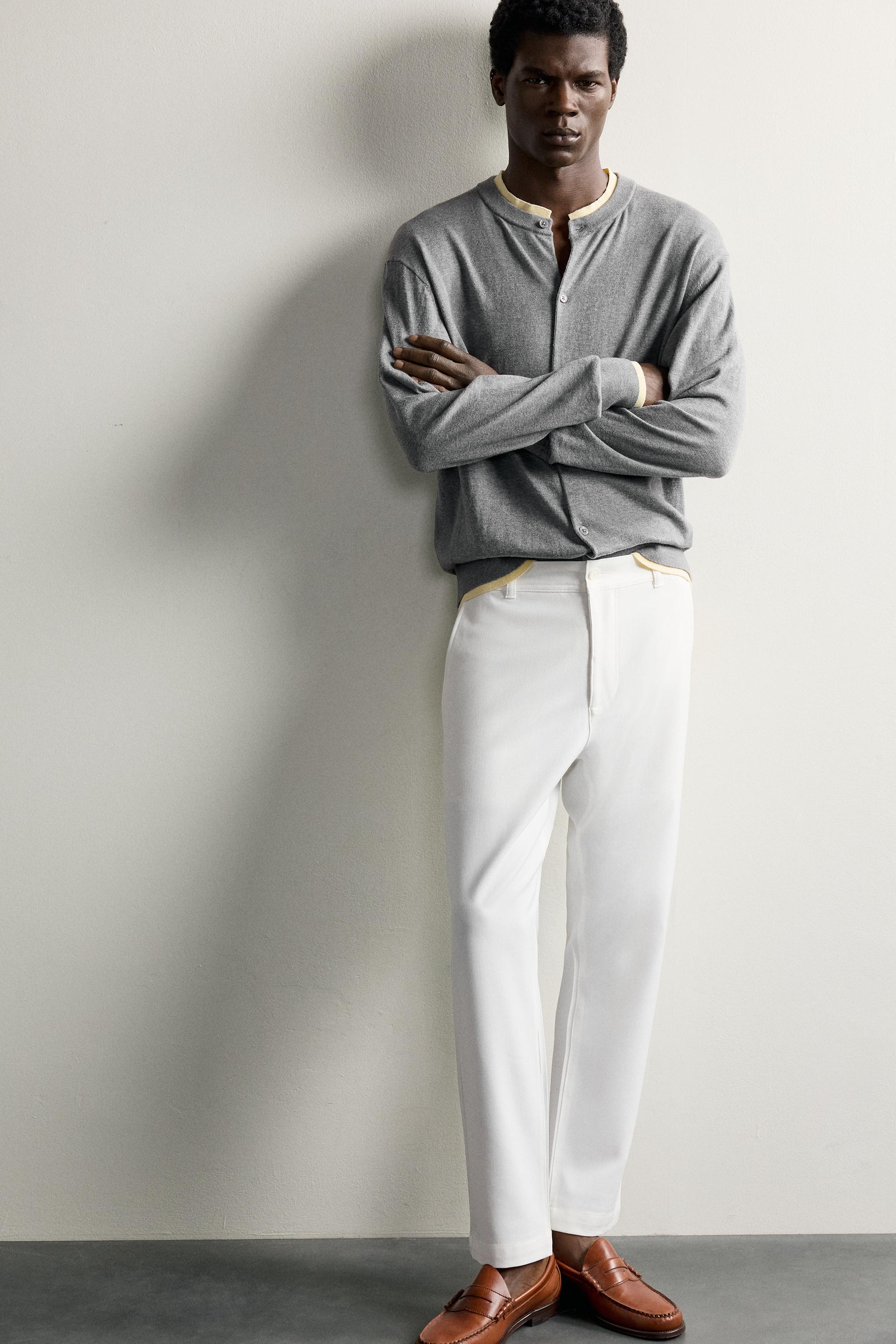 COMFORT STRUCTURED CHINO PANTS - thumbnail 5
