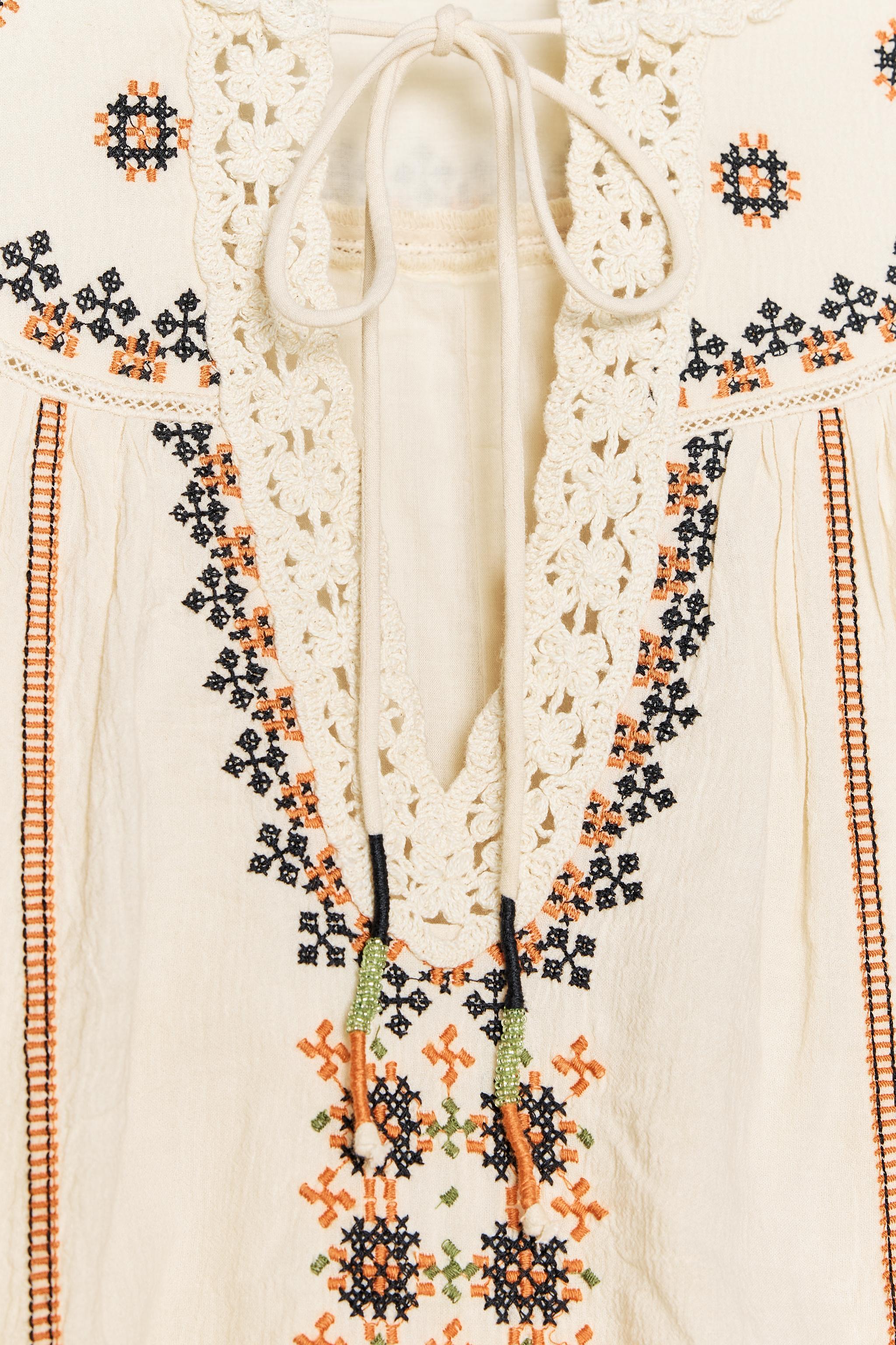 EMBROIDERED DRESS ZW COLLECTION - Multicolored | ZARA United