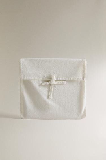 LOT DE 2 DRAPS-HOUSSES POUR BERCEAU BÉBÉ - Blanc cassé de Zara - Image 3