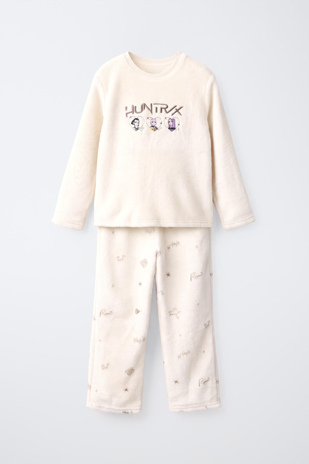 5-10 YEARS/ KPOP DEMON HUNTERS™ NETFLIX © FAUX FUR PYJAMAS — Mauve