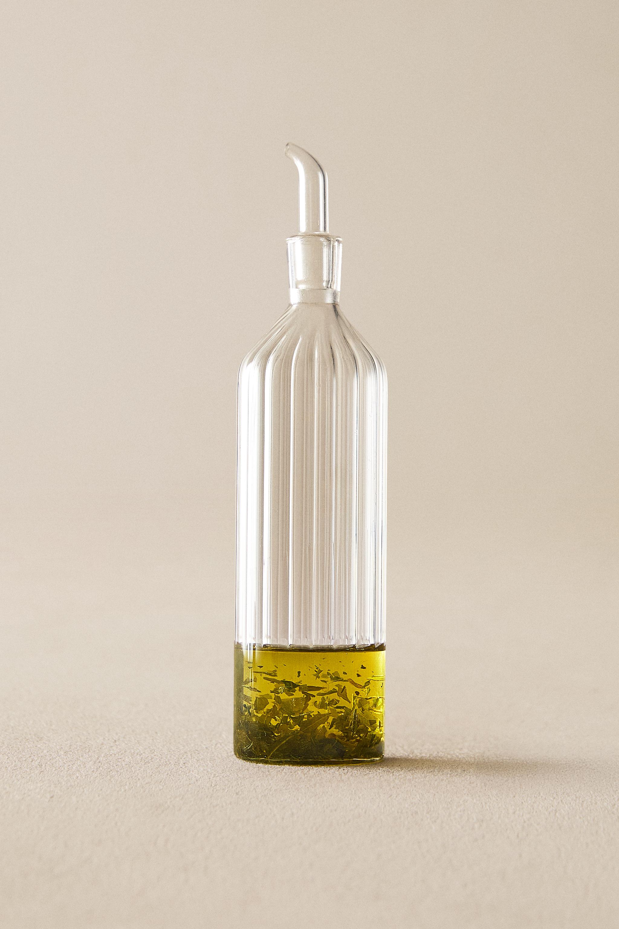 ラウンド ボロシリケイトガラス オイルボトル - クリア | ZARA Japan