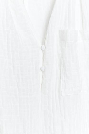 RUSTIC SHORT JUMPSUIT - White by Zara - Image 7