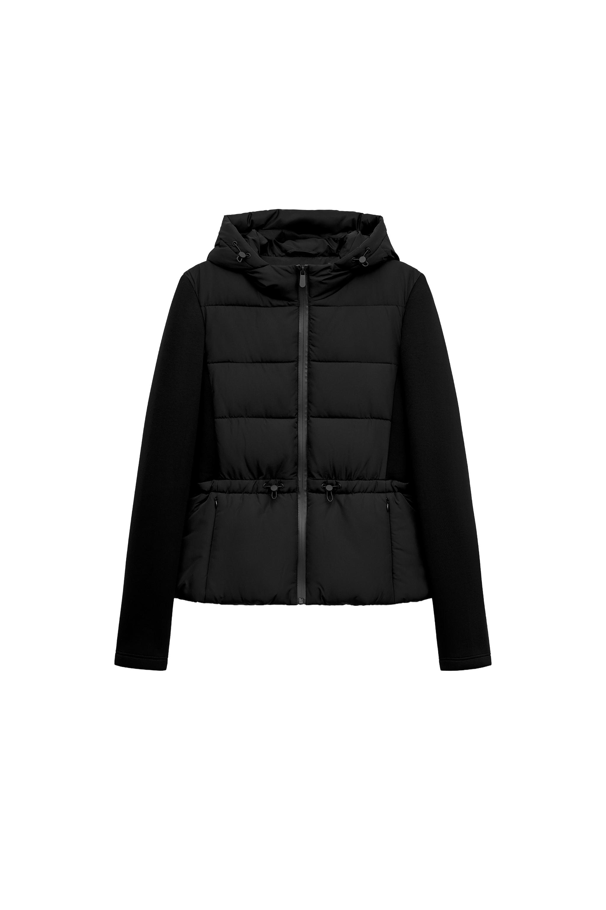 CAZADORA COMBINADA ACOLCHADA CAPUCHA