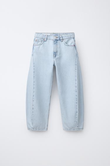 JEANS BARREL - Azul claro de Zara