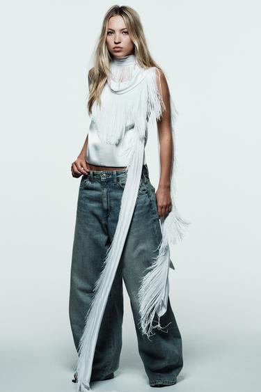 ДЖИНСЫ TRF BAGGY BALLOON СО СРЕДНЕЙ ПОСАДКОЙ — ИНДИГО от Zara — изображение 0