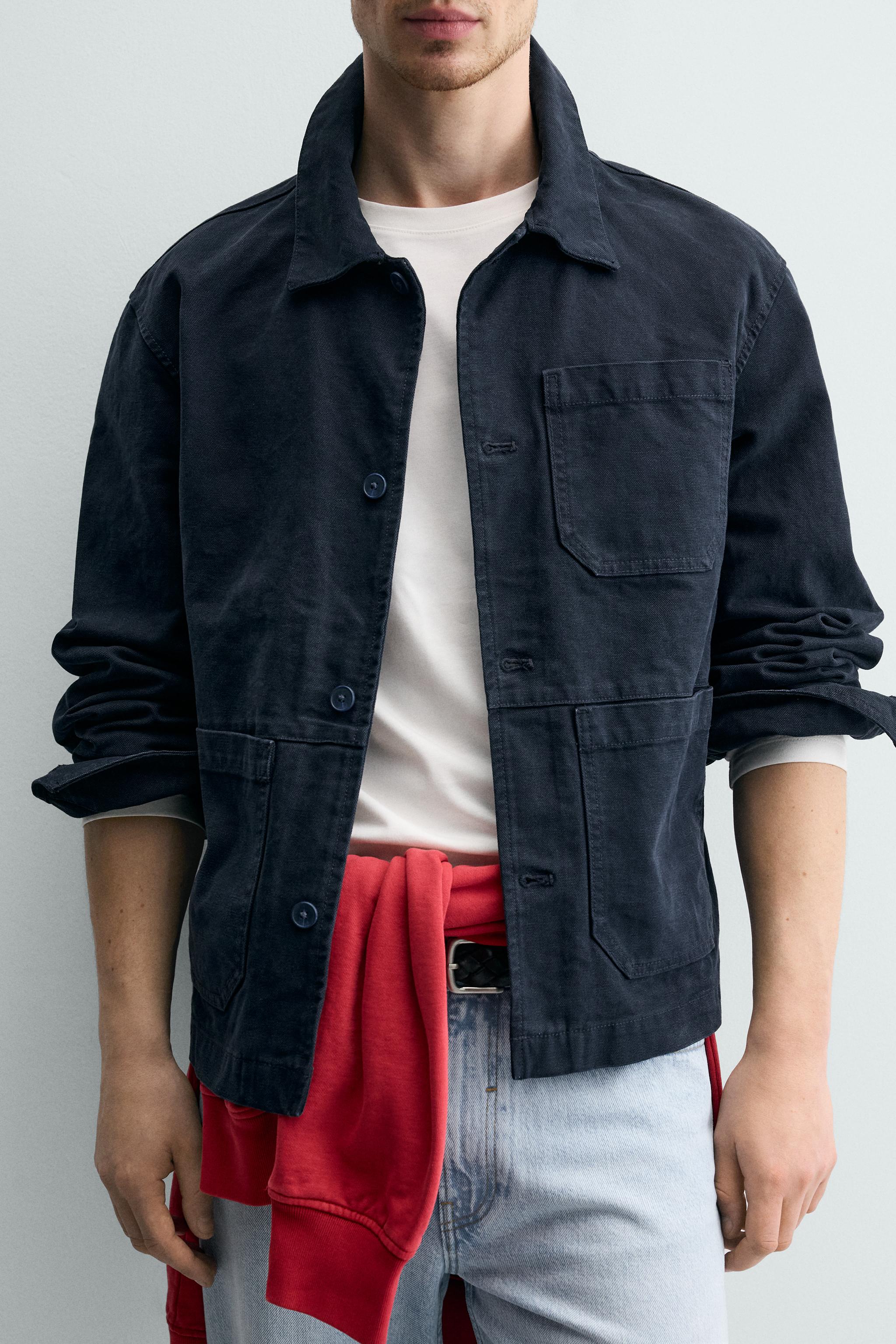 SURCHEMISE RELAXED FIT TOILE DÉLAVÉE