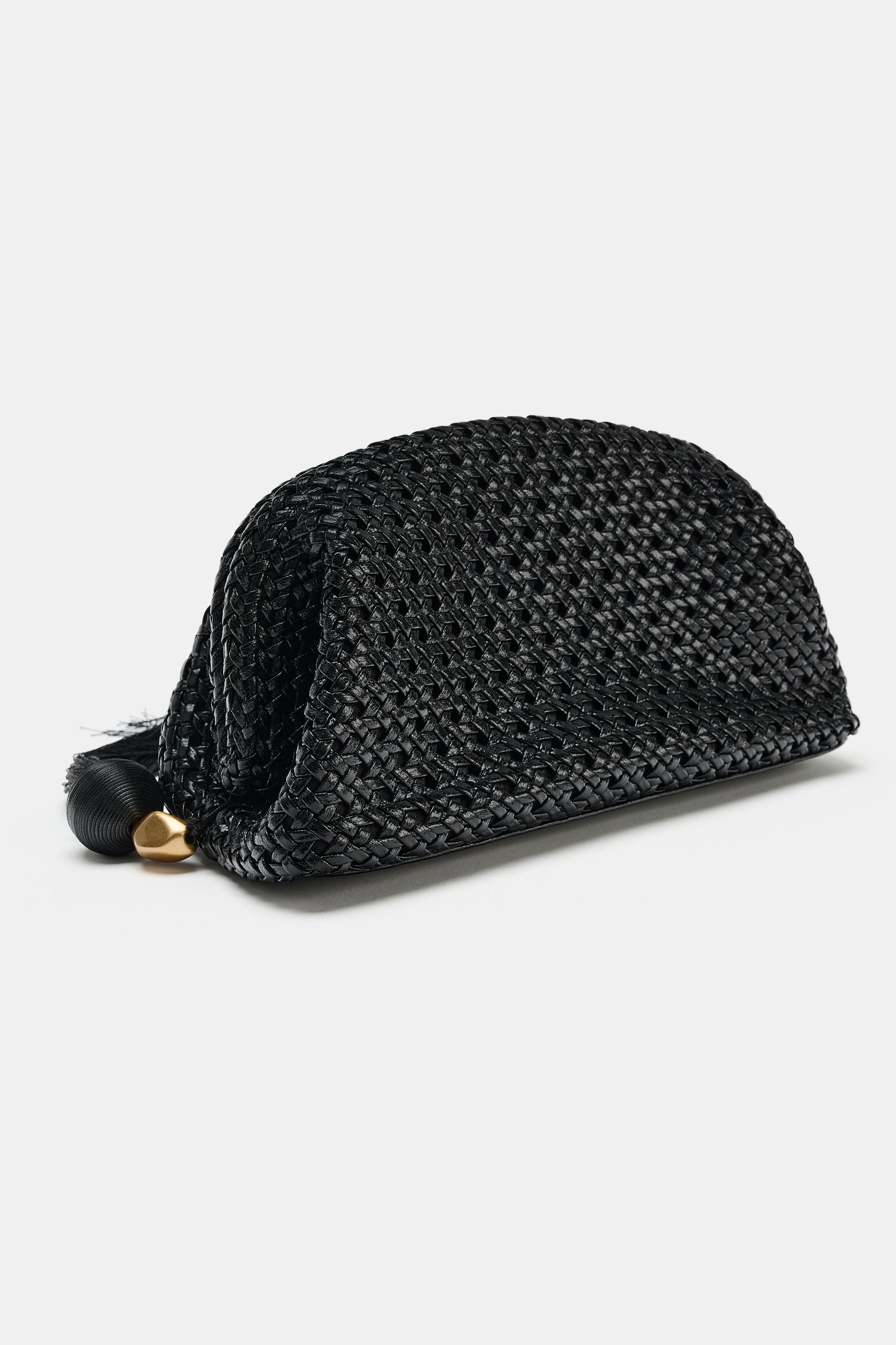Женские сумки Zara WOVEN POUCH — фото 2