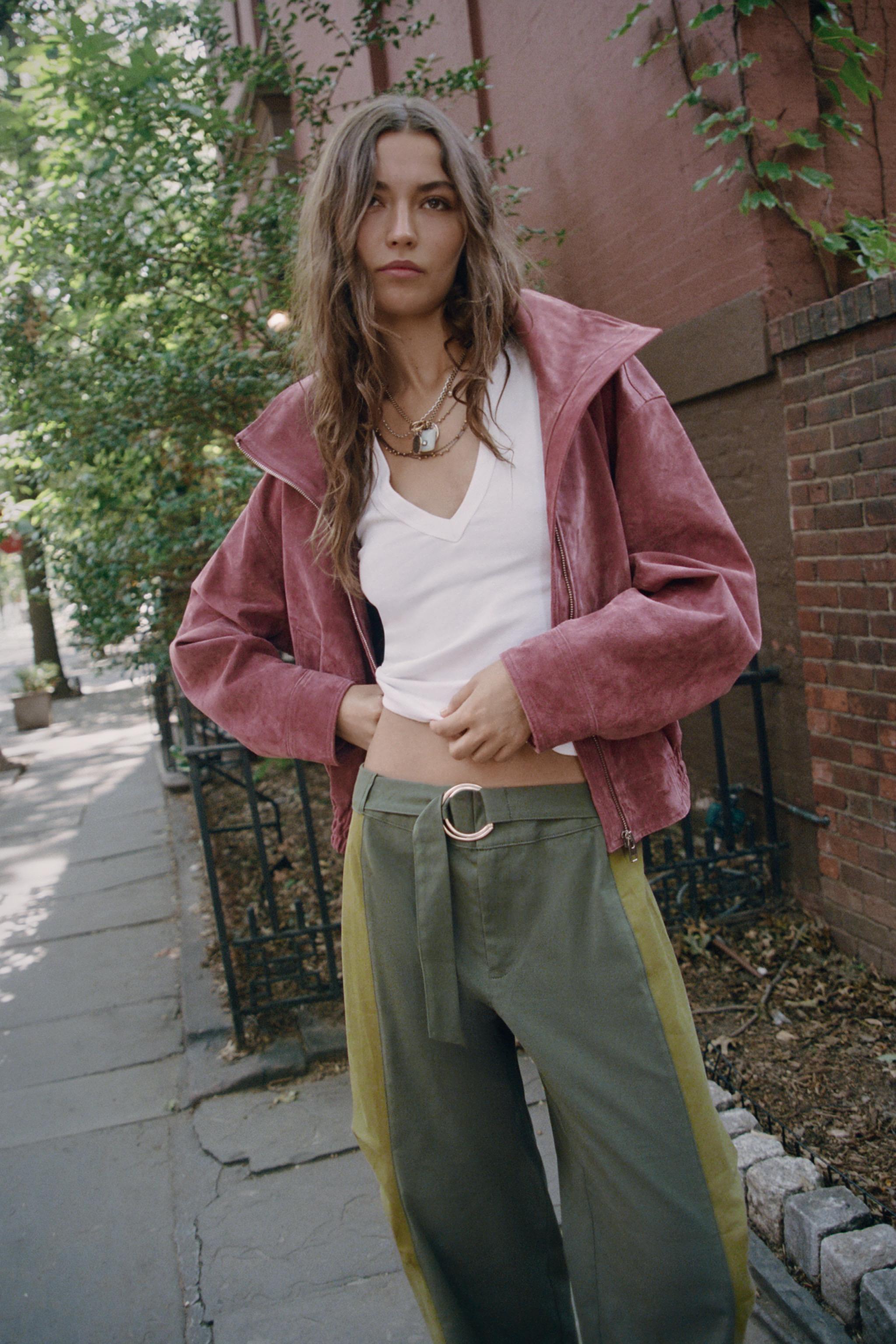 COMBINED CROPPED TROUSERS