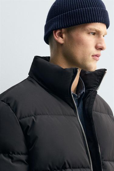 WATER-REPELLENT PUFFER JACKET - Black by Zara