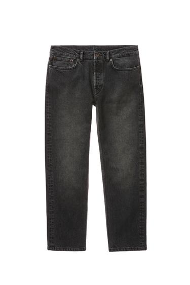SLIM FIT JEANS - Charcoal by Zara